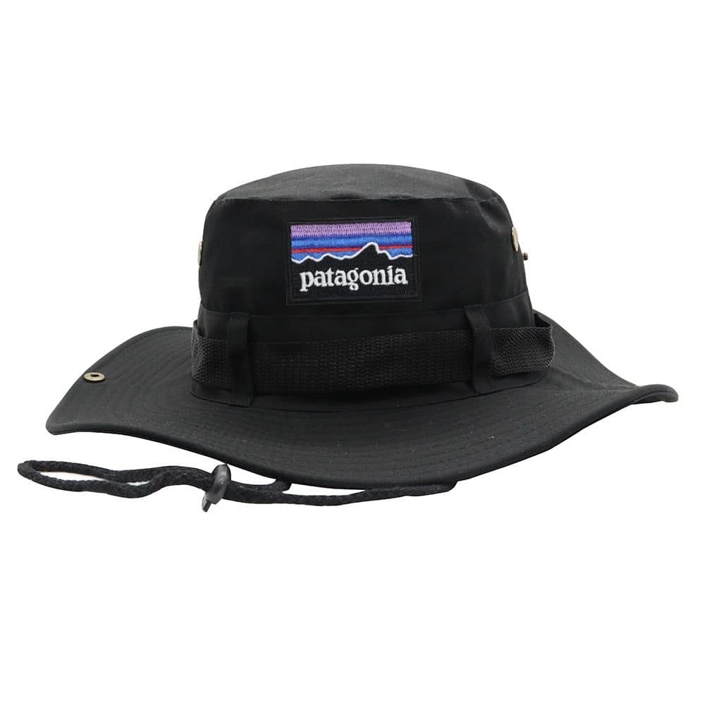 Bucket Hat Patagonia Sombrero De Sol Al Aire Libre Unisex GRIS y NEGRO de Pescador