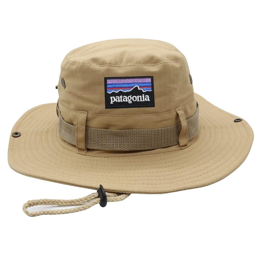 Bucket Hat Patagonia Sombrero De Sol Al Aire Libre Unisex GRIS y NEGRO de Pescador
