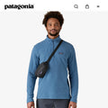 Cangurera Banano Patagonia de 1 lt material nylon RipStop reciclado Ajustable Unisex Negra, Gris y Azul