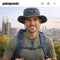 Bucket Hat Patagonia Sombrero De Sol Al Aire Libre Unisex GRIS y NEGRO de Pescador