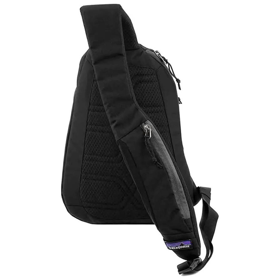 Mochila Riñonera Patagonia Atom Sling 8 Lt Color Negro Backpack tipo bandolera Crossbody