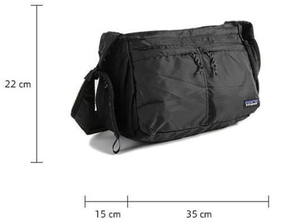 Bolso Patagonia Crossbody Bucket Bag Black tipo Messanger Unisex en NEGRO y GRIS Nuevas