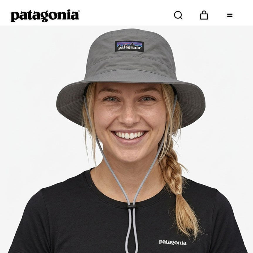 Sombrero Gorro Pescador Patagonia Wavefarer TM Bucket Hat Gris Unitalla para Dama