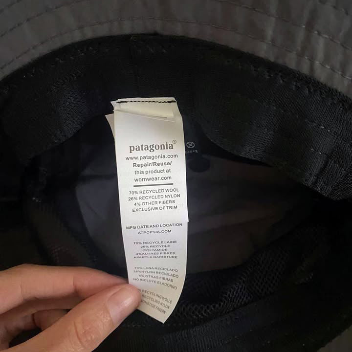 Sombrero Gorro Pescador Patagonia Wavefarer TM Bucket Hat Gris Unitalla para Dama