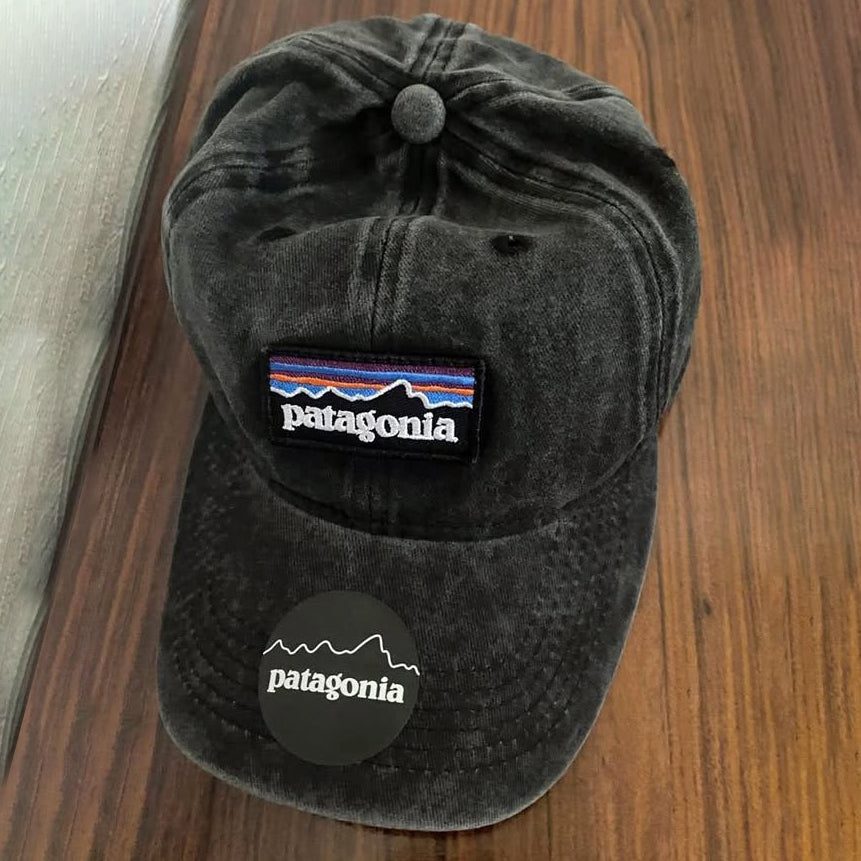 Gorra Patagonia Jockey Label Trad Cap P6 Unisex Negra Unitalla ajustable