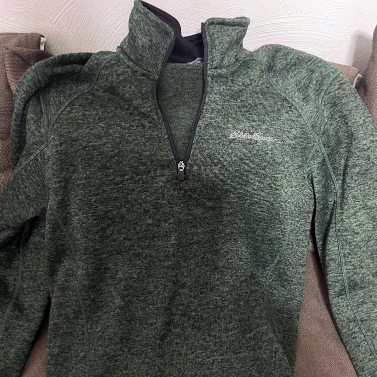 Sweater Eddie Bauer Radiator Fleece Jacket Original - Jacket Sudadera GREEN FORREST talla: MEDIUM