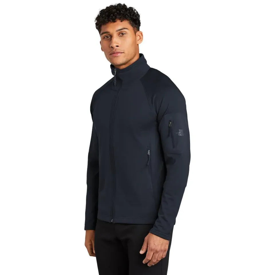 Chamarra ligera tipo sweater The North Face Mountain Peaks Full Zip Fleece Jacket Blue Night LARGE
