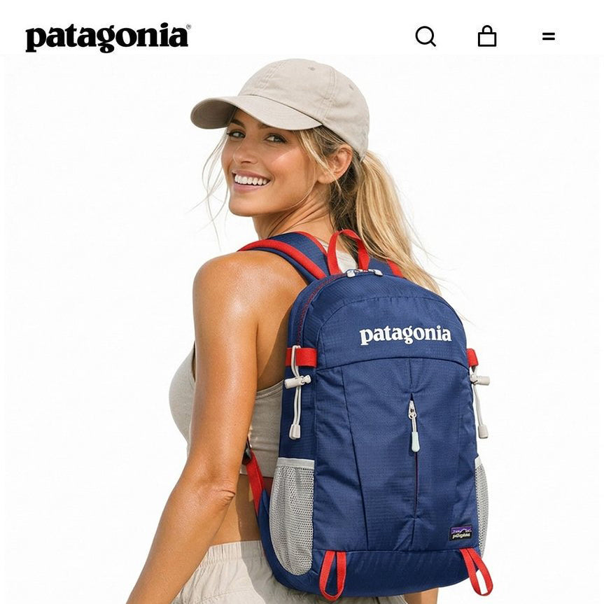 Backpack Patagonia Black Hole Mochila Informal Plegable y Resistente 24L Unisex Negra-Azul-Marino