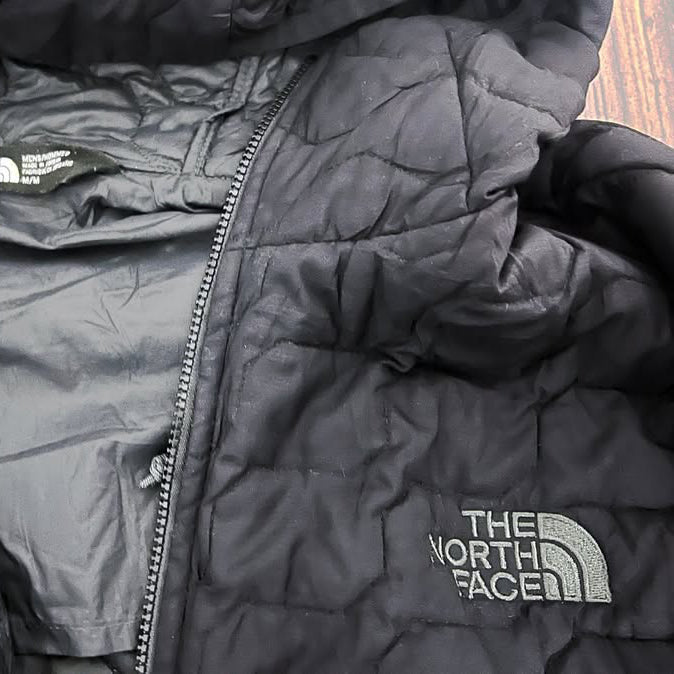 Chamarra The North Face Negro Talla M Hombre jacket THERMOBALL ECO HOODIE 2.0 Packable Black Matt