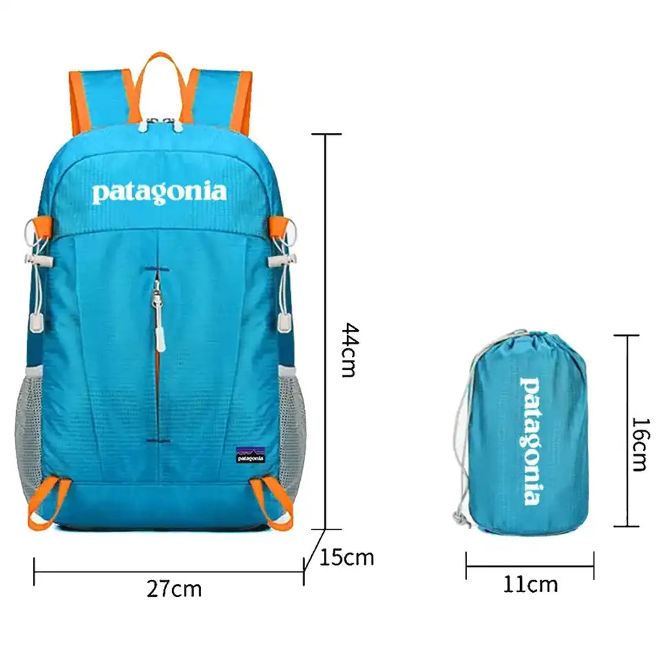 Backpack Patagonia Black Hole Mochila Informal Plegable y Resistente 24L Unisex Negra-Azul-Marino