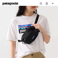 Bolso Patagonia Unisex Terravia Mini Hip Para cadera o torso 2L en Negro y Gris