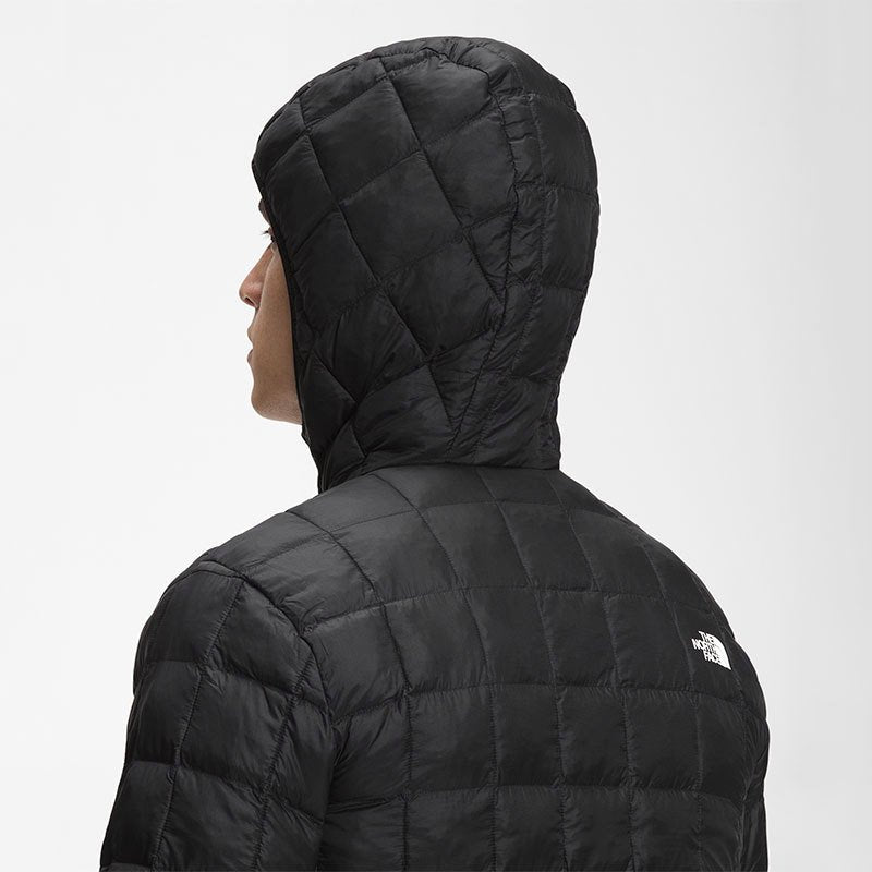 Chamarra The North Face Negro Talla M Hombre jacket THERMOBALL ECO HOODIE 2.0 Packable Black Matt