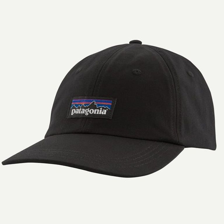 Gorra Patagonia Jockey Label Trad Cap P6 Unisex Negra Unitalla ajustable