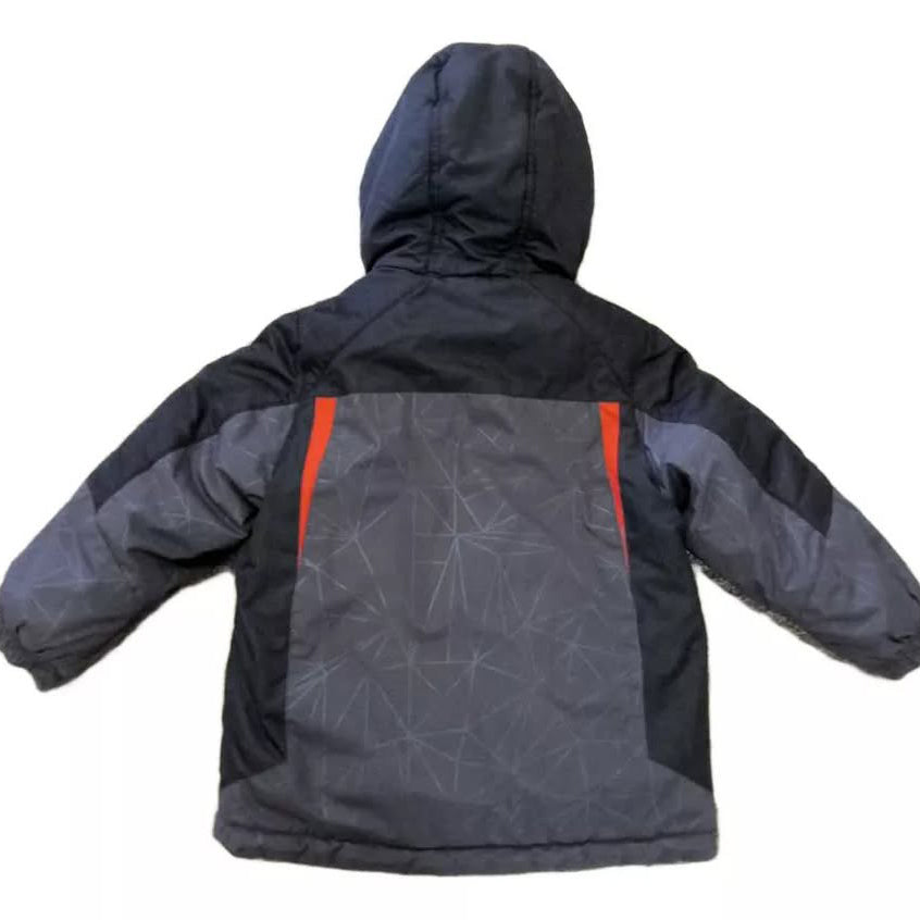 Chamarra Zeroxposur Dama Talla Medium o Junior Large Gris-naranja