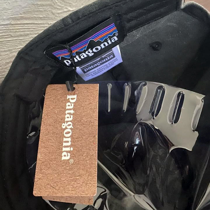 Gorra Patagonia Jockey Label Trad Cap P6 Unisex Negra Unitalla ajustable