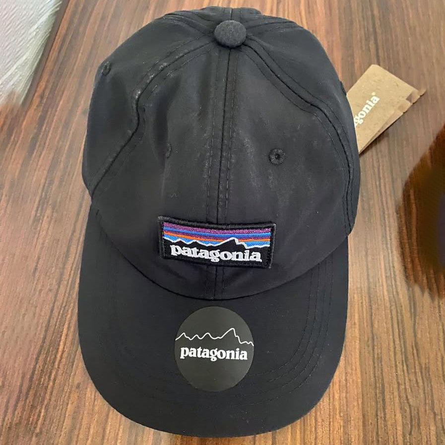 Gorra Patagonia Jockey Label Trad Cap P6 Unisex Negra Unitalla ajustable