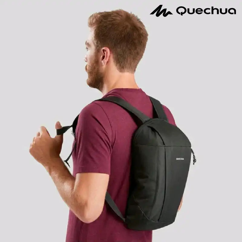 Mochila Quechua NH50 Arpenaz 10L Hiking Backpack Negra pequeña