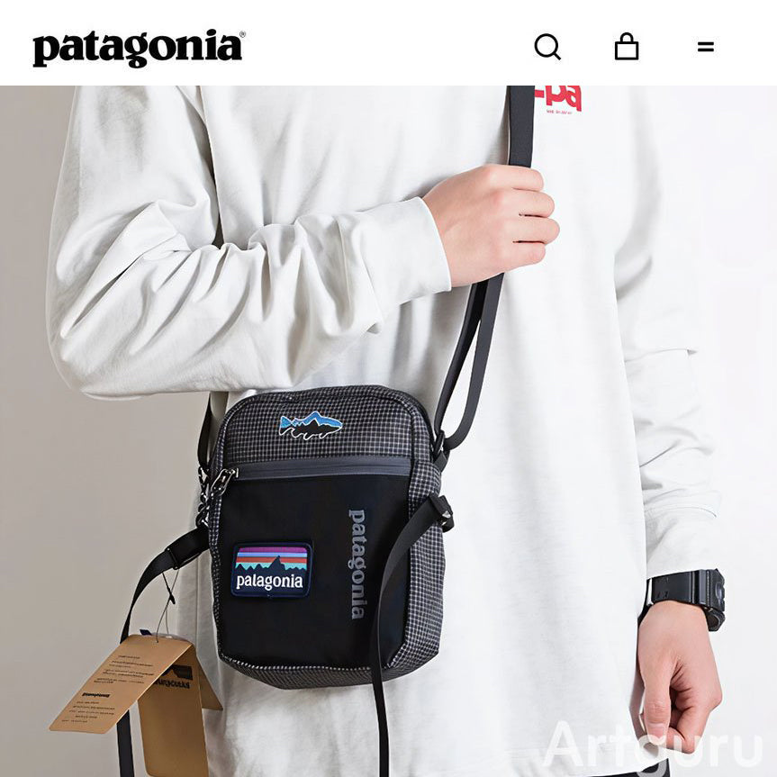 Bolso Patagonia Sling Crossbody Morral de pesca Unisex Negro NUEVO color Negro