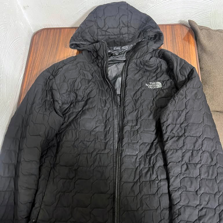Chamarra The North Face Negro Talla M Hombre jacket THERMOBALL ECO HOODIE 2.0 Packable Black Matt