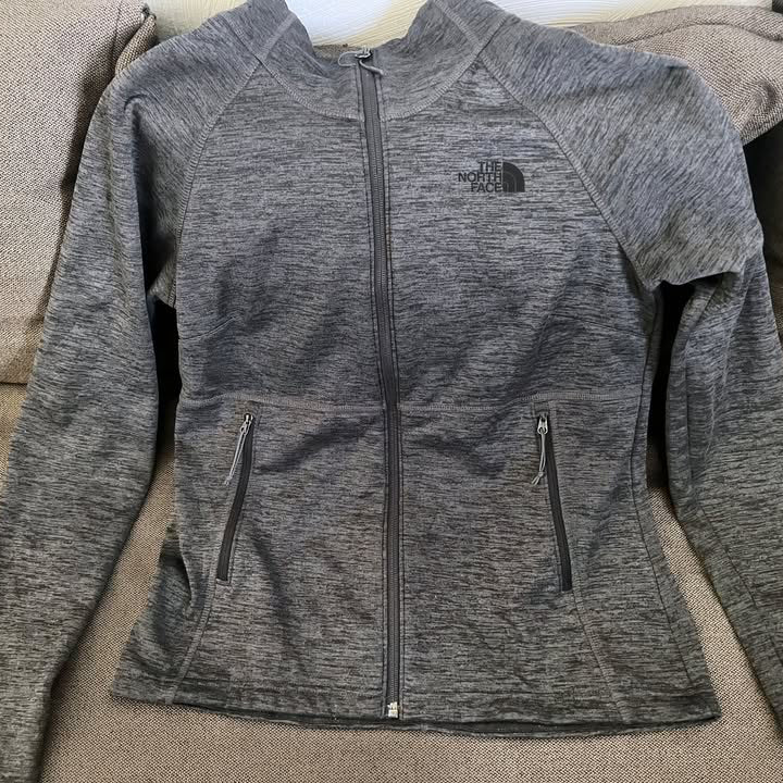 Sudadera The North Face Canyonlands para mujer de forro polar Total Zip gris medio ceniza MEDIANA